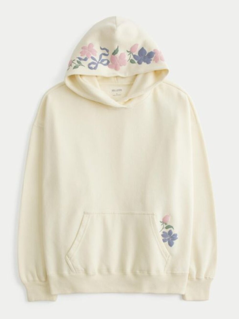 Hollister Oversized Floral Graphic Hoodie